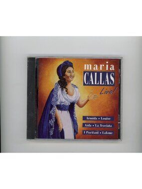 Maria Callas Live! CD Famous Italian Concert Recordings 1994 Opera Fanfare NEW